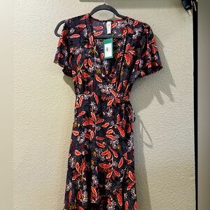 Machina Brand Wrap Dress